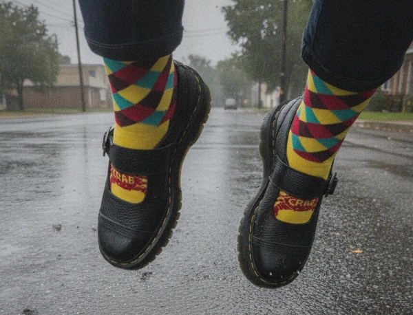 Skinhead Reggae Socks Crab Records Gift